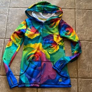 Inknburn Rose 🌹 zip up hoodie